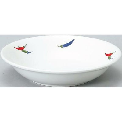 ダイヤセラム (強化) 唐辛子 I メタ 8吋 深皿 /グループB