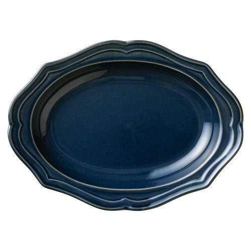 ヘルシンキブルーナマコ26cm深皿 26.8×19.4×3.8cm 461-129