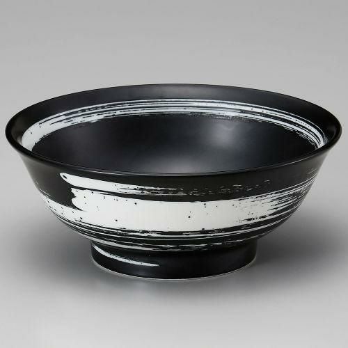 高台白ハケ6.5丼 φ20×8.5cm 606-189