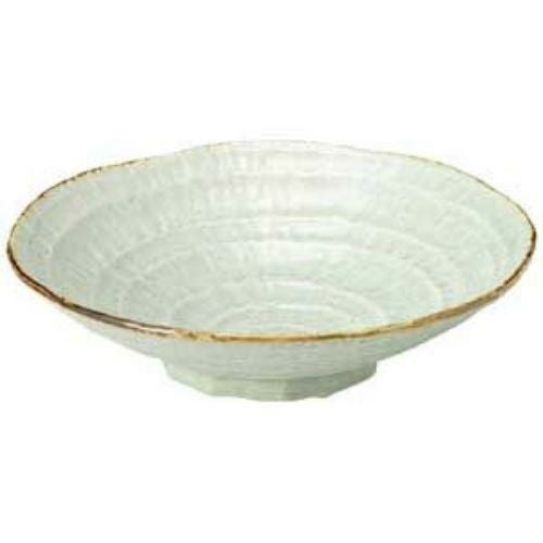 翠玉(貫入)ロクベ8.0浅鉢 φ26×6.7cm 420-519