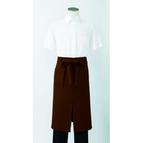 サロンエプロン 兼用 9-474 (ブラウン)