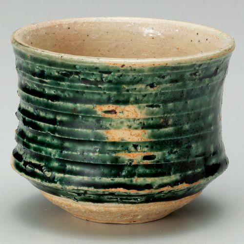 織部削りおおぶり碗 φ9.8×7.7cm(320cc) 367-089