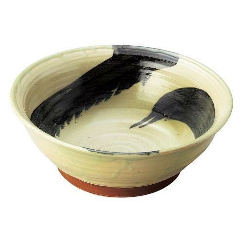 なぶり刷毛目特大鉢 φ32.5×12.5cm 238-039