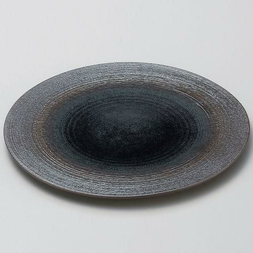 炭化ネイビーフラットM φ21×1.4cm 179-069