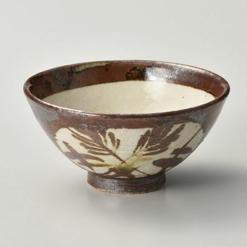 錆草文和茶碗 φ12.5×6cm 345-079