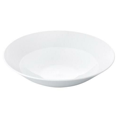 白マットobi平鉢S φ21.2×5.3cm 483-019