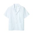 調理衣 メンズ 半袖 1-802 (白)