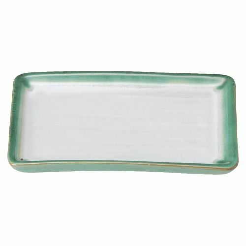 新ひわ流し焼物皿 21.5×14.5cm 445-129