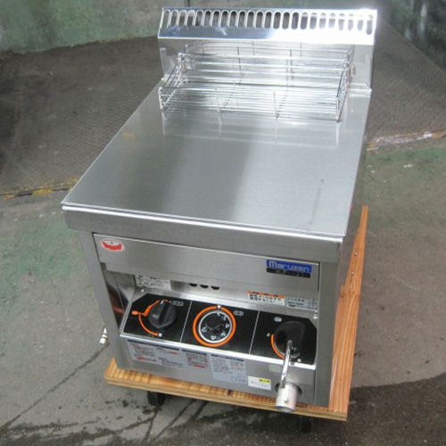 中古】ガスフライヤー マルゼン MGF-C18K 幅430×奥行610×高さ800