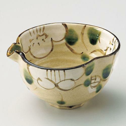 格子花片口4.0小鉢 13.8×13×7cm 064-079