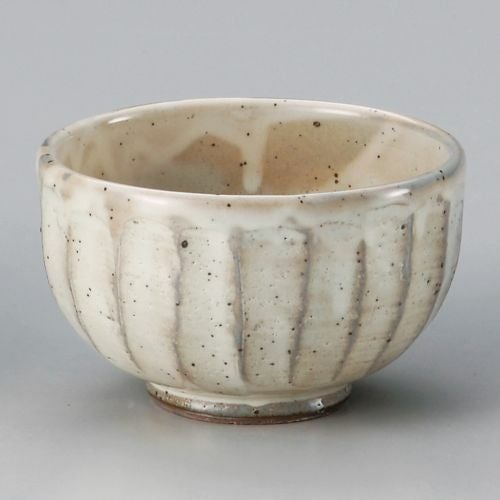 粉引面取4.0多用丼 φ12.5×7.5cm 328-229