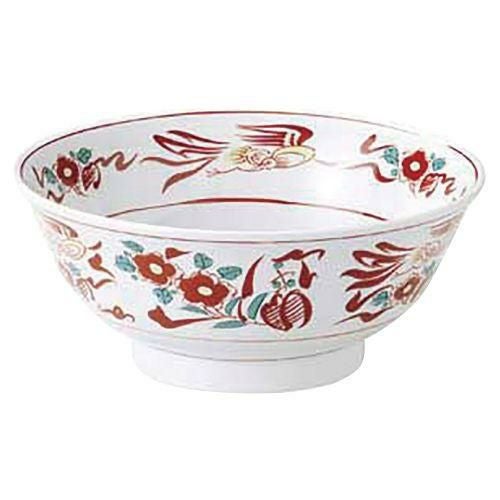 花鳥6.5反高台丼 20×8.5cm 593-049