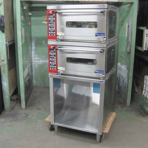 業務用/新品】【マルゼン】ミニデッキオーブン MBDO-4E×2 幅770(795