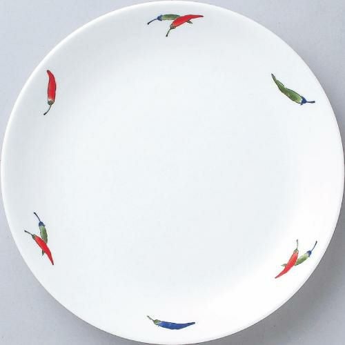 ダイヤセラム (強化) 唐辛子 I メタ 9吋 大皿 /10枚入/洋食器