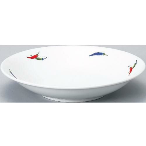 ダイヤセラム (強化) 唐辛子 I メタ 9吋 深皿 /10枚入/洋食器