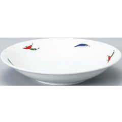 ダイヤセラム (強化) 唐辛子 I メタ 9吋 深皿