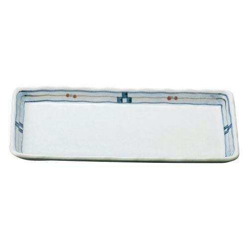 キューヴ長角盛皿 34.2×17.5×2.8cm 162-089