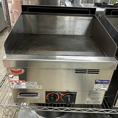 マルゼン■ガスグリドル マルゼン ガスグリドル サーモスタット付 MGG-066TB 都市ガス(15A