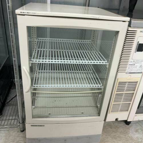 サンデン 温蔵冷蔵ショーケース AG-H63WM コカコーラ 未使用品】 A05276 卓上4面ガラスショーケース コカ・コーラ調