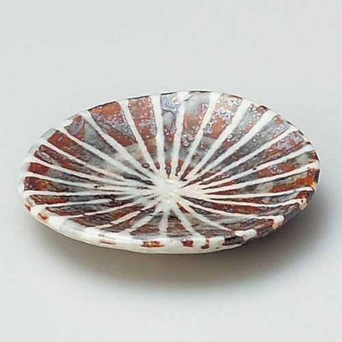 鼠十草小皿 φ8×1.5cm 228-039