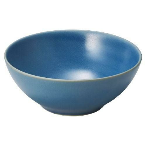 ナチュラル貫入ブルーボウル φ14.8×5.8cm 521-599
