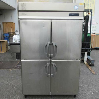 業界最長1年保証】【中古】4ドア縦型冷凍冷蔵庫 1凍3蔵 フクシマ 