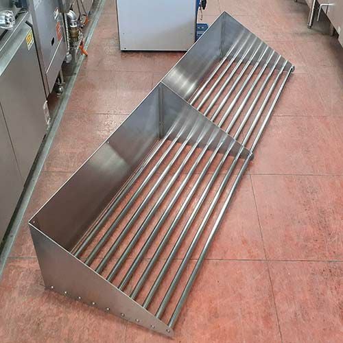 中古】パイプ棚 幅1800×奥行450×高さ300 【送料別途見積】【業務用