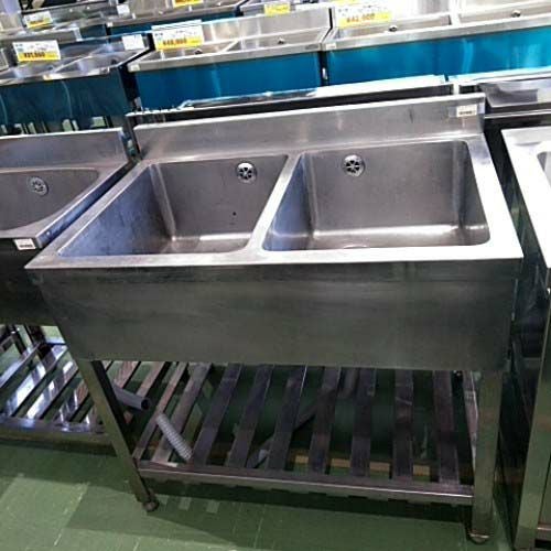 二層シンク HP2-900 流し台 楽天市場】[HP2-900]東製作所 アズマ 業務用二槽シンク HP2-900 900