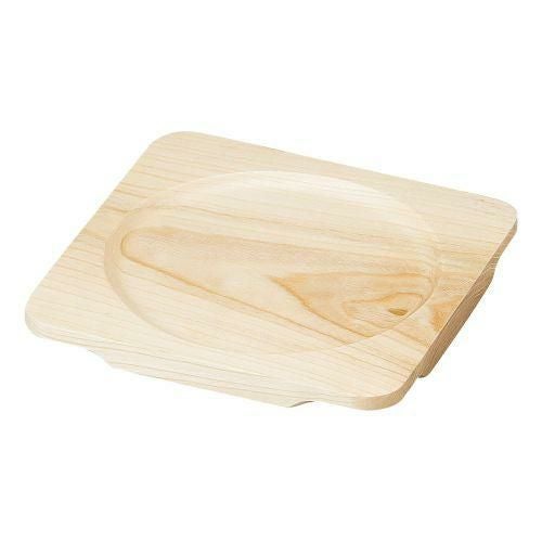 白木正角木台Eφ160 19×19×H1.5cm 390-289