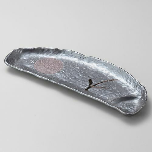 月あかり仕切長多用皿 31.3×12cm 150-069