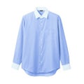 シャツ メンズ 長袖 BV2571-4 (ブルーストライプ)