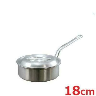 【即納可】アルミ浅型 片手鍋 18cm ※IH不可/テンポスオリジナル TB