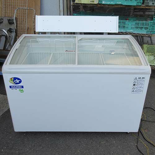 業界最長1年保証】【中古】無風冷凍ショーケース ダイレイ RIO-125e 幅