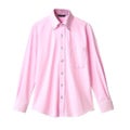 ニットシャツ 兼用 長袖 ZK2711-5CB (ピンク)