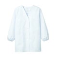 調理衣 レディス 長袖 1-011 (白)