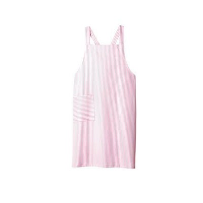 エプロン 兼用 5-224 (ピンクストライプ)