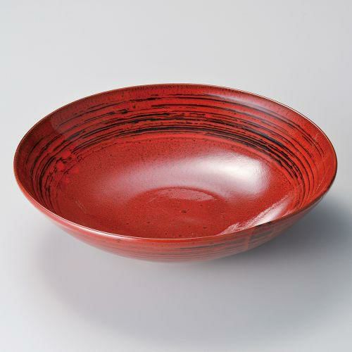 赤天目流し10.0大鉢 φ30×7.8cm 242-049