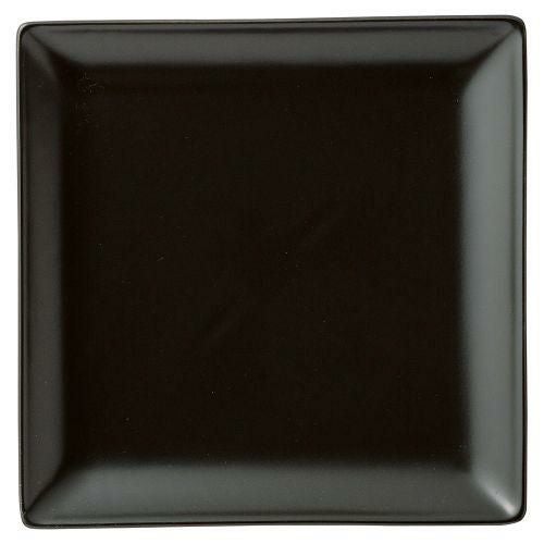 スタイル黒19cm角皿 19.3×19.3×2.3cm 480-199