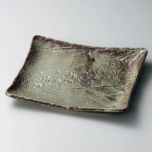 越前角大皿 29.7×24.7×4.3cm 159-129