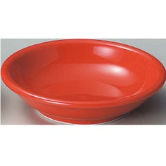 ユーラシア 11cm深皿赤 赤