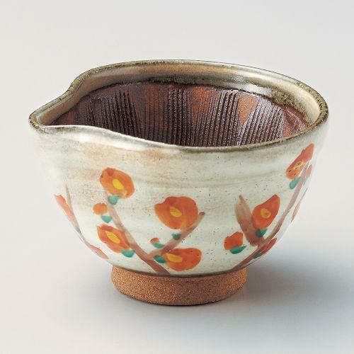 粉引紅梅姫すり鉢 φ11.7×7.7cm 063-159