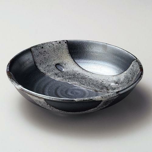 天目白流8.0盛鉢 φ23.7×6.2cm 251-119