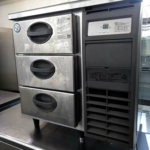 LDW-083FX-R フクシマガリレイ 3段ドロワーテーブル冷凍庫｜テンポス