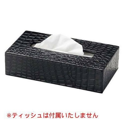 えいむ ティッシュケース TC-82 ブラック