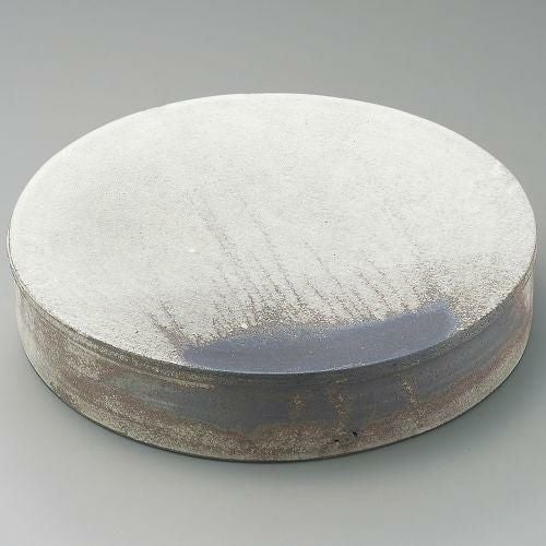 灰釉粉引8.5台皿 φ26×5cm 179-099