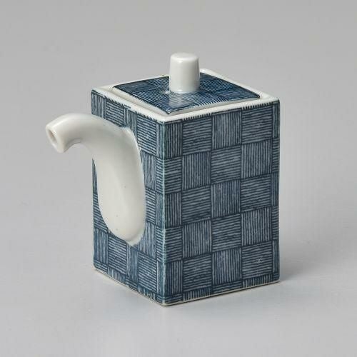 重ね模様角醤油入 7.5×4.7×8cm(100cc) 285-299