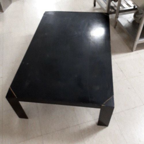 中古】座卓 黒 幅1200×奥行750×高さ340 【送料別途見積】【業務用