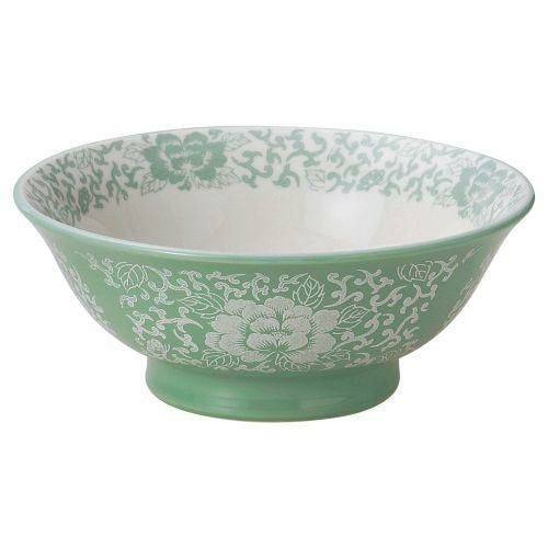 ヒスイぼたん6.5反高台丼 20×8cm 591-609