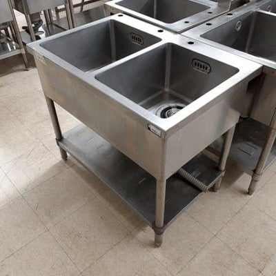 BS2-096、BS2-096N 二槽シンク マルゼン 幅900×奥行600×高さ800mm