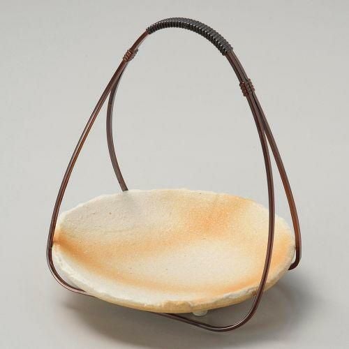 栃塗ワンタッチ持ち手(大) 14.3×20.2cm 045-129